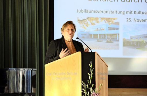 Kultusministerin Susanne Eisenmann war beim Jubiläum mit dabei. Foto: Melanie Bürkle
