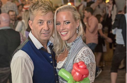 Der schwäbische Ballermann-Star Almklausi  und seine Frau Maritta Krehl Foto: 7aktuell.de/Eyb
