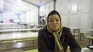 Sakina, 30, war Offizierin der afghanischen Armee – sie floh mit ihren Kindern vor den radikalislamischen Taliban. Foto: Kneißler