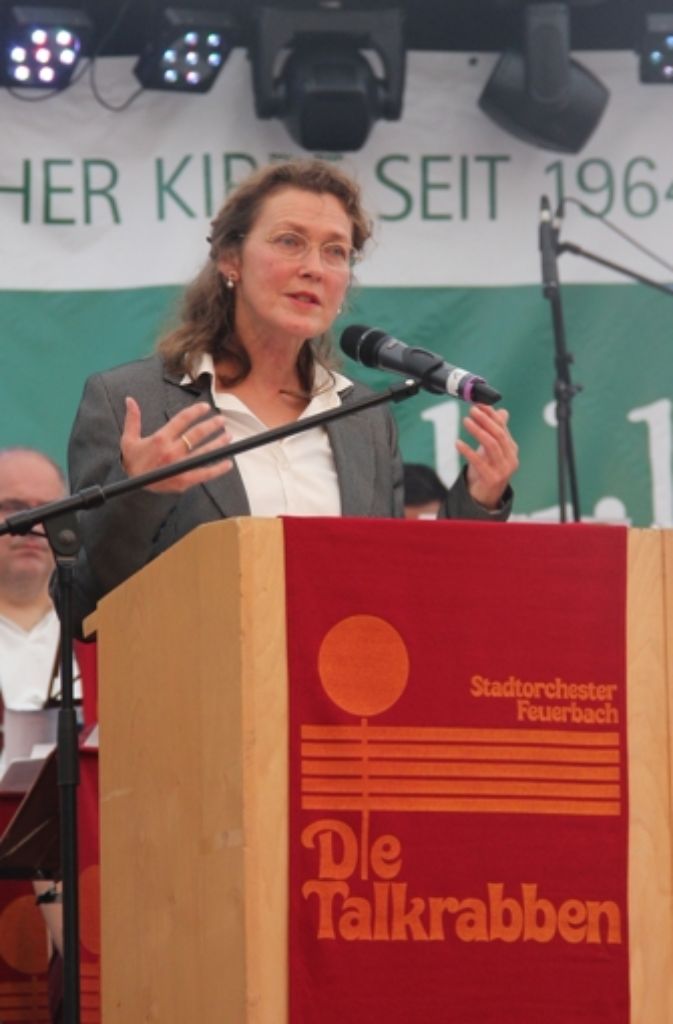 Pfarrerin Gerda Müller hat die Predigt beim ökumenischen Gottesdienst gehalten.