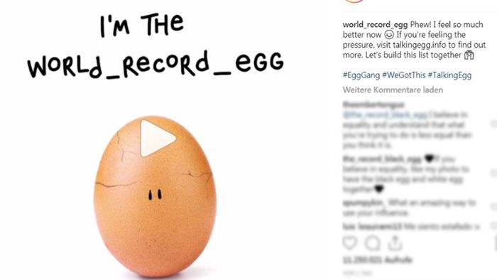 Diese Kampagne verbirgt sich hinter dem Instagram-Ei