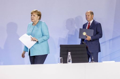 Die Kanzlerin und ihr Finanzminister sind sich einig. Foto: imago images/photothek/Thomas Imo