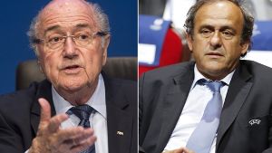 Rote Karte für Blatter und Platini