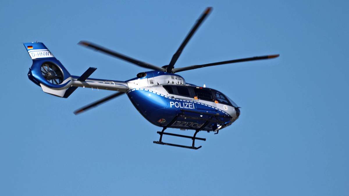 Polizeieinsatz in Stuttgart: Warum der Hubschrauber einen Ladendieb suchte