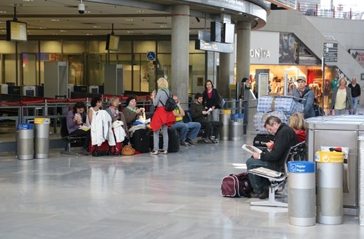 Am letzen Streiktag sind am Stuttgarter Flughafen 95 Flüge betroffen. Foto: FRIEBE|PR/ Simon Adomat