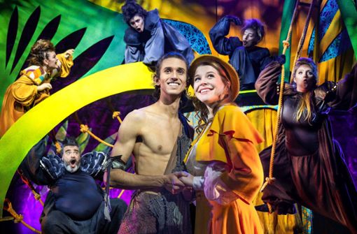 Tarzan, das Musical, kommt in die Sindelfinger Stadthalle. Foto: Theater Liberi/Nilz Böhme