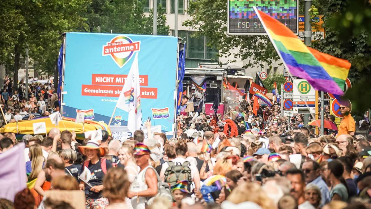 CSD-Parade: Ein großer Tag für Stuttgart