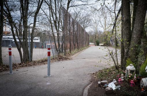Der Parkplatz im Stuttgarter Norden ist seit dem Unfall gesperrt. Foto: Lichtgut/Achim Zweygarth