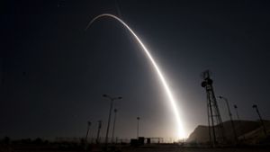 Signal an Kim: USA testen eine Langstreckenrakete vom Typ Minuteman 3. Foto: dpa