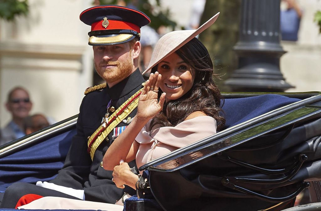 Das frisch verheiratete Paar: Prinz Harry und seine Frau Meghan. Foto: AFP