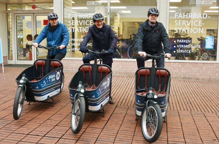 Mobilität in Bad Cannstatt: „Stuttgarter Rössle“ – Stadt verleiht E-Lastenräder