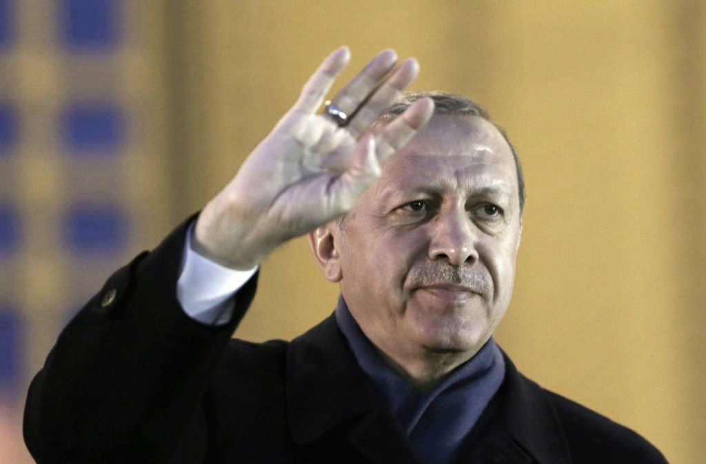 Der türkische Staatschef Recep Tayyip Erdogan Foto: AP