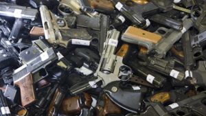 Zahlreiche illegale Waffen wurden nach Verschärfung des Gesetzes abgegeben Foto: dpa