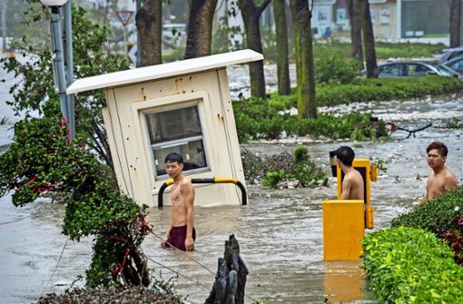 Der Tropensturm war der bisher schwerste in diesem Jahr und setzte Hongkong zum Teil unter Wasser. Foto: imago stock&people