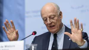 UN-Sondergesandte de Mistura trifft Syrien-Delegation