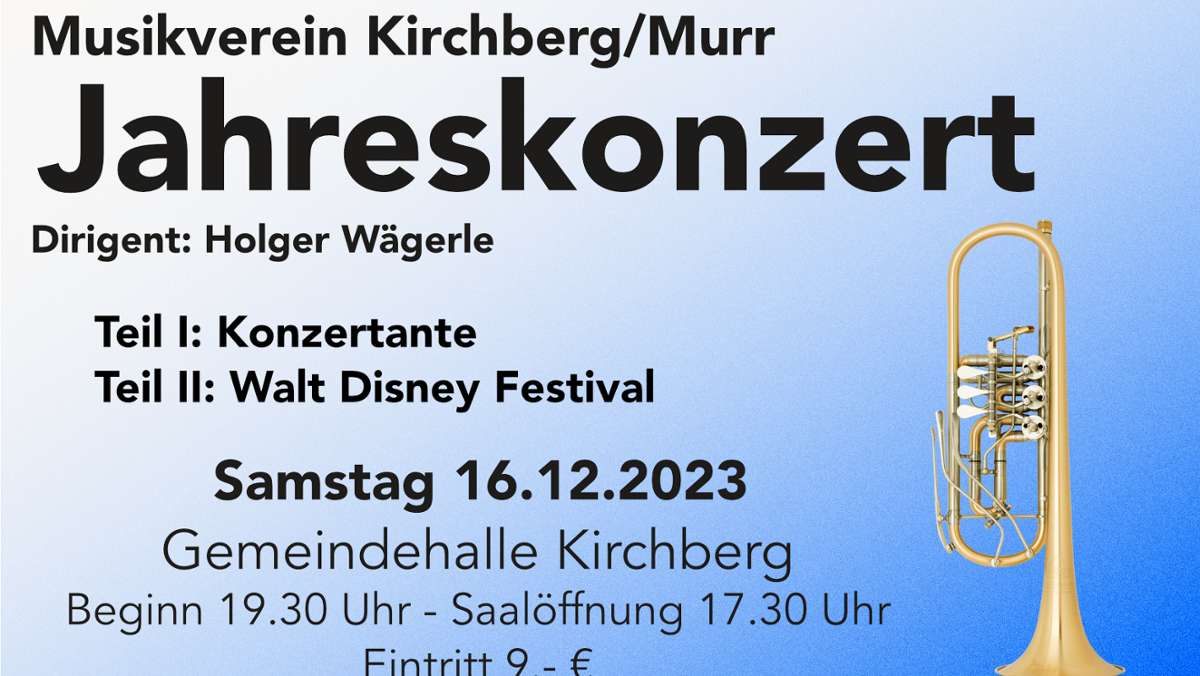 Kirchberg an der Murr: Jahreskonzert beim Musikverein Kirchberg/Murr