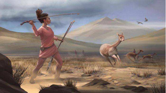 Schon in der Steinzeit gingen  Frauen auf die Jagd