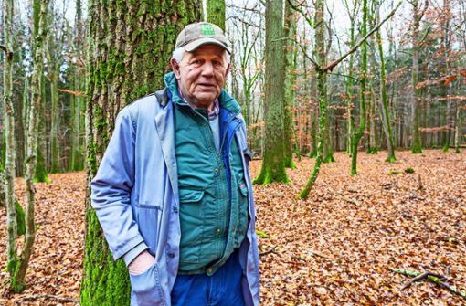 Walter Vohl gehört noch zu den größeren Waldbesitzern. Foto: Thomas Krämer