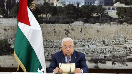 Palästinenserpräsident Mahmud Abbas. Foto: Thaer Ganaim/Zuma/dpa