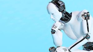 Roboter in Denkerpose: Die künstliche Intelligenz von Maschinen spielt auch für das Arbeitsleben eine immer größere Rolle – und gefährdet immer mehr Jobs. Foto: fotolia