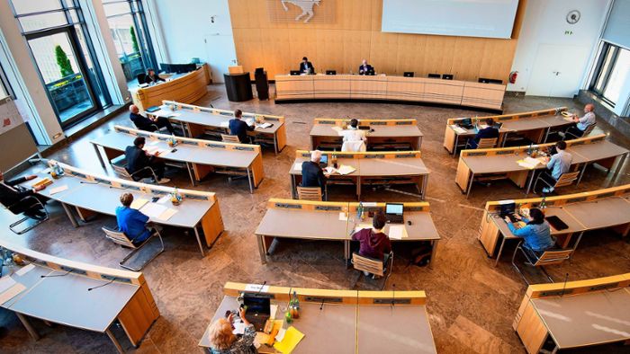 Stuttgarter Gemeinderat tagt nur im kleinen Kreis