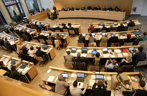 Im Stuttgarter Rathaus wurde der Haushalt für 2016/2017 verabschiedet. Foto: Lichtgut/Leif Piechowski