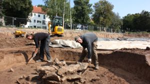 Ausgrabungen haben in Bad Cannstatt – wie hier im Bereich Hallschlag – eine lange Tradition. Sie haben schon viele geschichtliche Zeugnisse gebracht. Foto: Annina Baur