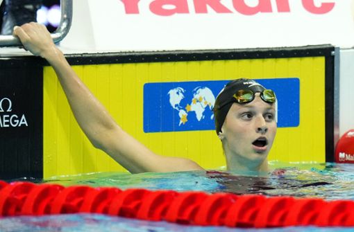 Weltrekordschwimmerin Summer McIntosh Foto: dpa/Petr David Josek