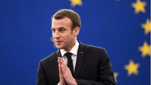 Für viele der  Vertreter des „wahren Frankreichs“: Emmanuel Macron.  Foto: AFP