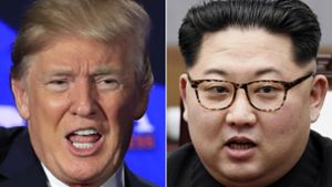 Donald Trump und Kim Jong Un: Es wäre das erste Treffen eines US-Präsidenten mit einem nordkoreanischen Machthaber. Foto: AP, Korea Summit Press Pool