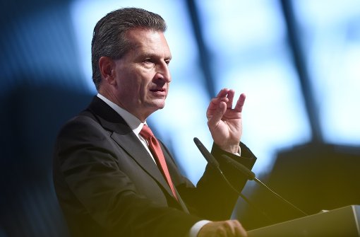 Oettinger äußert sich in einem Video abschätzig über eine chinesische Regierungsdelegation. Foto: dpa
