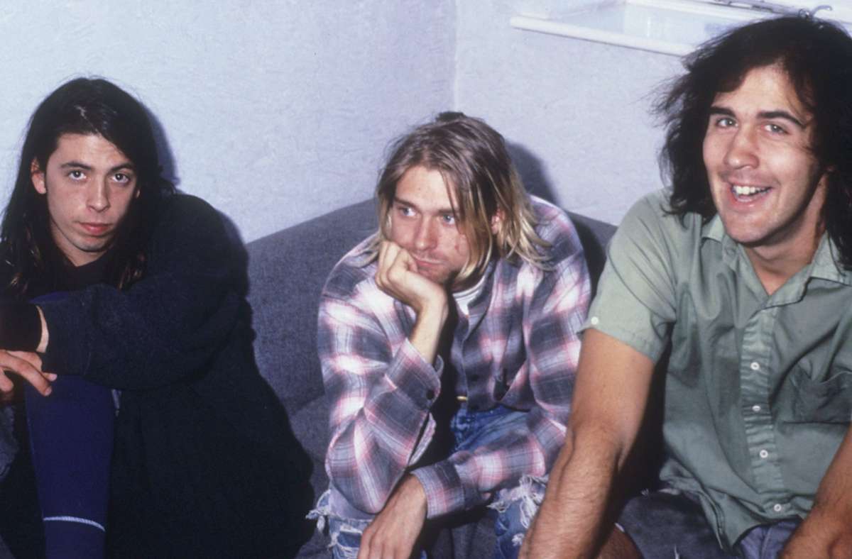 Posterboys des Grunge: Dave Grohl, Kurt Cobain und Krist Novoselic (von links) kurz vor der Veröffentlichung von „Nevermind“