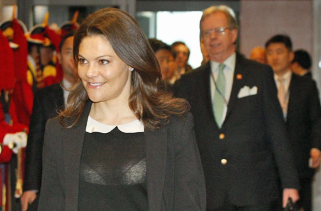 Kronprinzessin Victoria von Schweden ist auf Staatsbesuch in Südkorea.