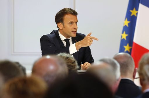Frankreichs Staatschef Emmanuel Macron hat Steuersenkungen versprochen. Foto: AP