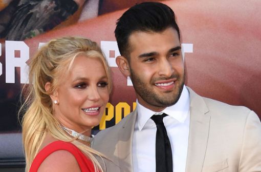 Sängerin Britney Spears und Sam Ashgari sind seit 14 Monaten verheiratet. Foto: AFP/Valerie Macon