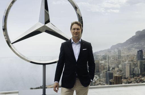 Mercedes-Chef Ola Källenius bei einem Strategie-Update für Investoren 2022 an der Cote d’Azur Foto: Mercedes-Benz