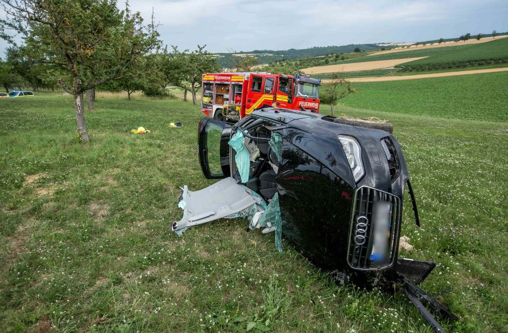 Ein schwerer Unfall hat sich nahe Eberdingen ereignet.