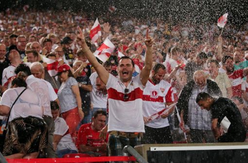 Wann dürfen VfB-Fans wieder gemeinsam im Stadion jubeln? Foto: Baumann