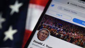 Donald Trump muss künftig auf Twitter verzichten. Foto: AFP/OLIVIER DOULIERY