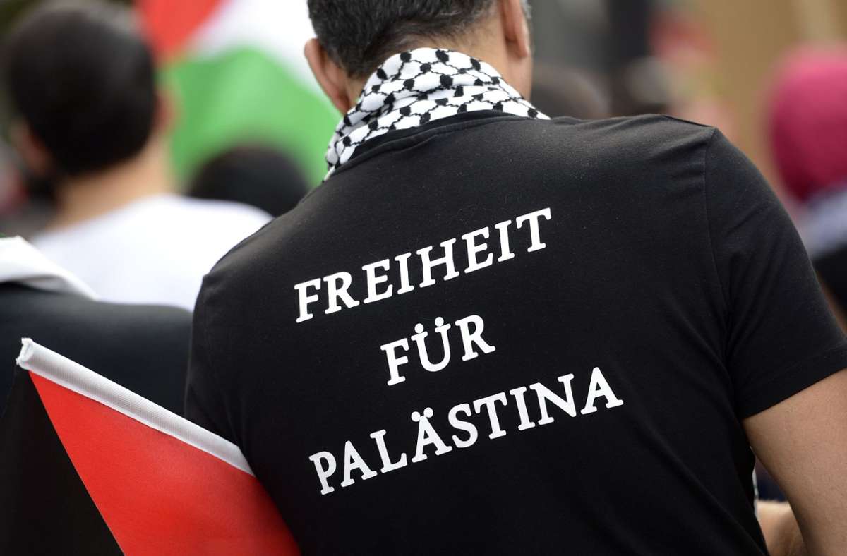 Im Nahost-Konflikt um den Gazastreifen formiert sich, wie hier auch schon 2014, der pro-palästinensische Protest. Foto: dpa/Daniel Maurer