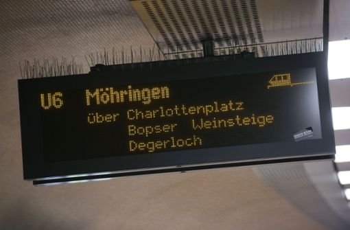 Die Stadtbahnlinien U5 und U6 sind von den Sperrungen betroffen. (Symbolbild) Foto: Leif Piechowski/ Leif-Henrik Piechowski