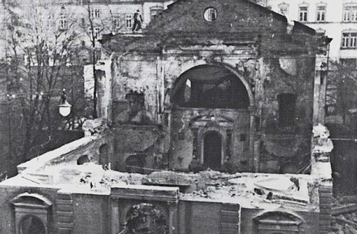Die 1938 durch   SS-Männer gesprengte ­Konstanzer Synagoge. Foto: Rosgartenmuseum ­Konstanz