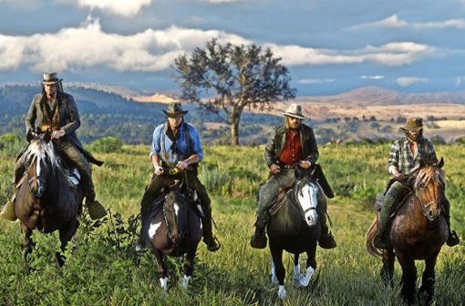 Lebensnahe Szenen: Man glaubt im Spiel, selbst durch den Wilden Westen zu reiten. Foto: Rockstar Games