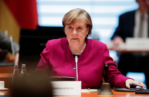 Bundeskanzlerin Angela Merkel (CDU) bei der wöchentlichen Kabinettssitzung im Kanzleramt. (Archivbild) Foto: dpa/Hannibal Hanschke