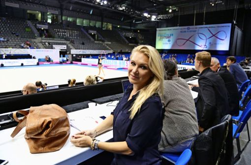 Bei den Weltmeisterschaften der Rhythmischen Sportgymnastik 2015 in der Porsche-Arena in Stuttgart war Magdalena Brzeska offizielle WM-Botschafterin. Foto: Patricia Sigerist