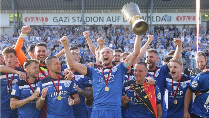 Stuttgarter Kickers holen WFV-Pokal: Warum dieser Titel für die Blauen so ungemein wertvoll ist