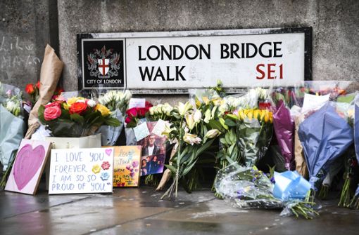 Zwei Menschen kamen beim dem Messerangriff auf der London Bridge am Freitag ums Leben. Foto: dpa/Alberto Pezzali