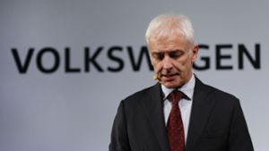 VW-Chef Matthias Müller wird sich in diesem Jahr nicht auf der Automesse in Detroit sehen lassen. Foto: AP
