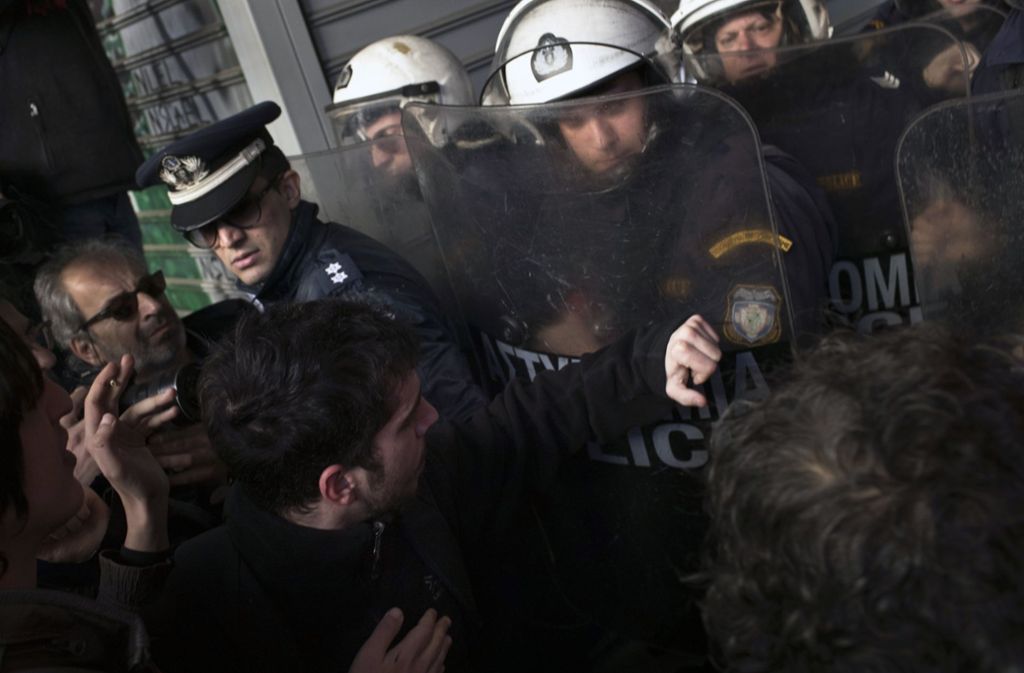 In Griechenland vergeht seit Monaten kein Wochenende ohne Ausschreitungen. Foto: AP