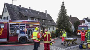 Küche brennt in Ehningen